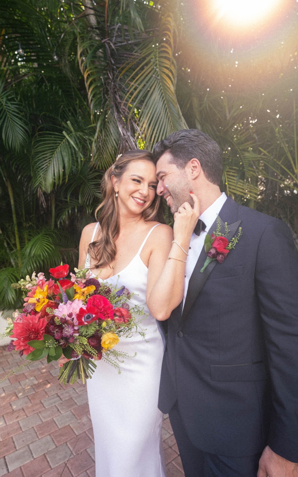 Bride and groom portrait