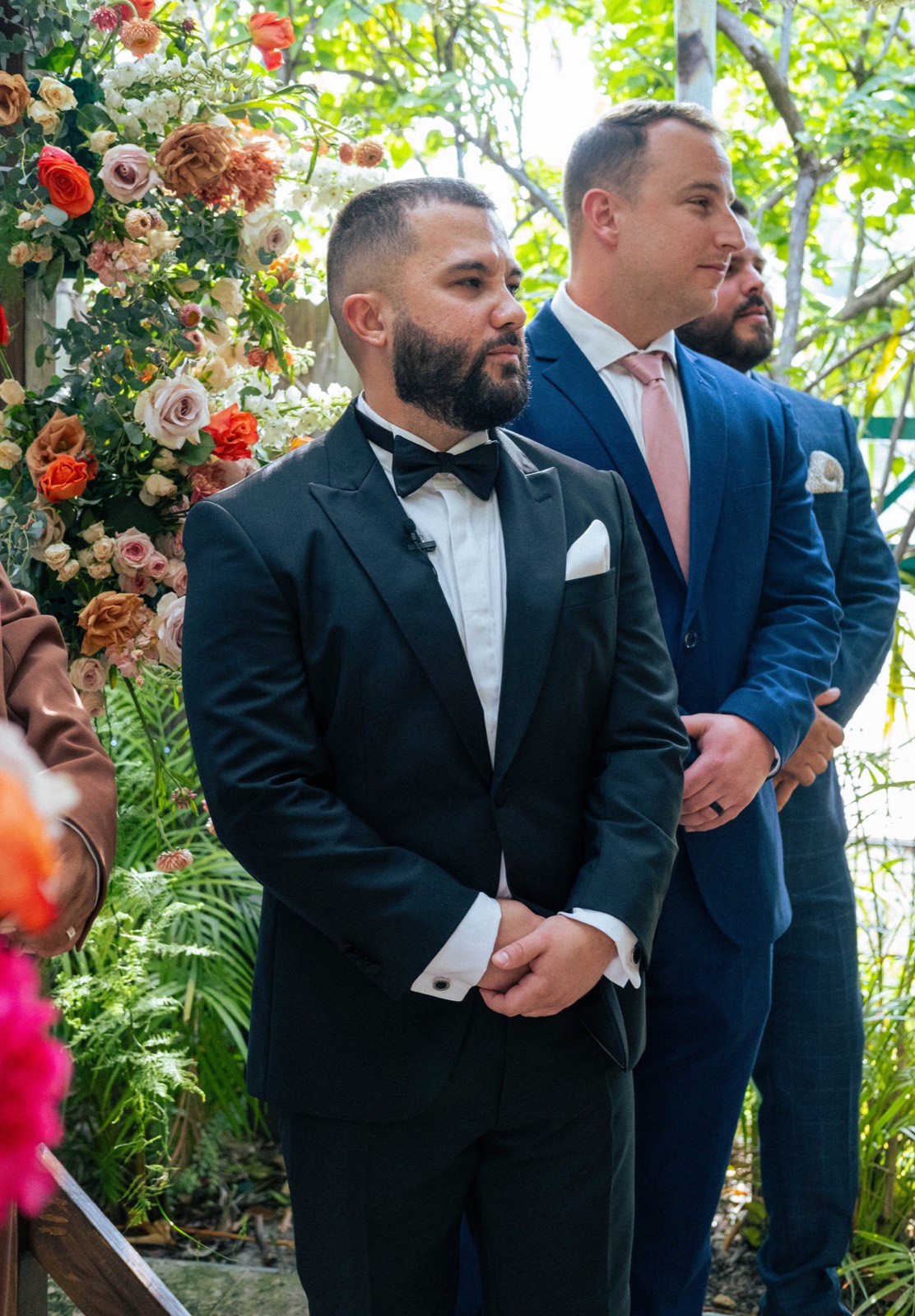 End of the night at a Miami Beach wedding